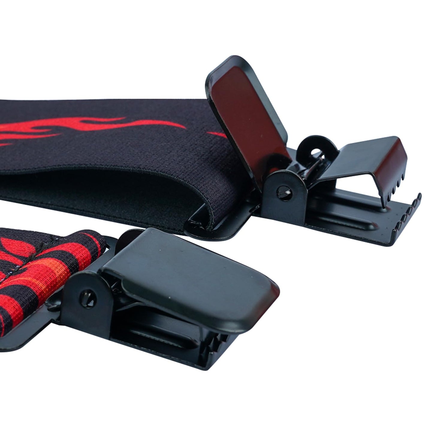 KUNN Suspenders for Men 2Inch Wide Adjustable Elastic Suspender Heavy Duty Clips Work Suspenders