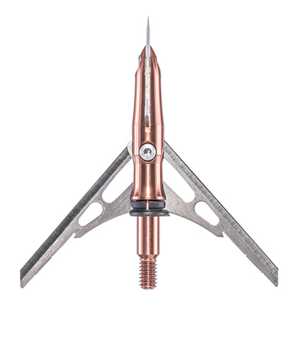 RAGE X-treme Turkey Mechanical Broadheads 100 Grain 2-Blade Shock Collar USA (2-Pack)