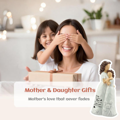 LIGETON Mothers Day Mom Gifts for Mom from Daughter,Cool Birthday Gifts for Women Wife Christmas Stocking Stuffers Unique Gift Ideas for Mama Grandma Aunt Hand-Painted Figure Sculpture Presents