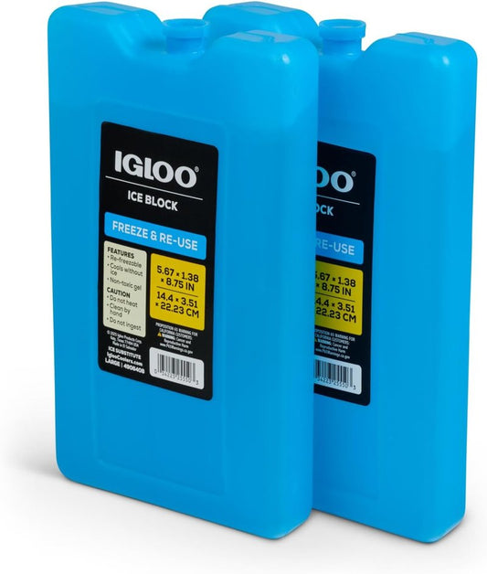 Igloo Maxcold Ice Block - Durable Insulated Ice Pack for Long-Lasting Coolness | 10 lbs