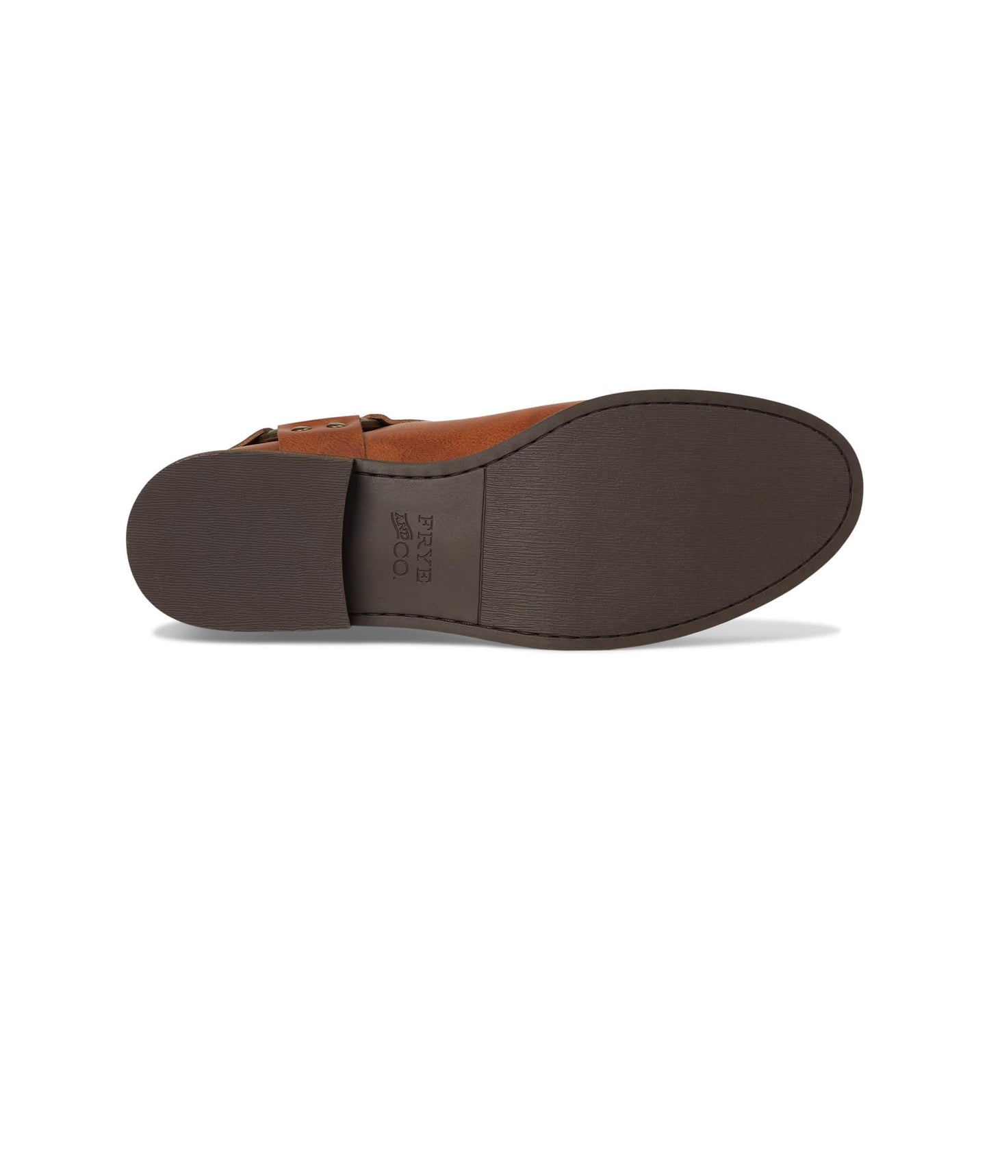 FRYE AND CO. Womens Kellie Harness Wide Calf Cognac 8 Medium