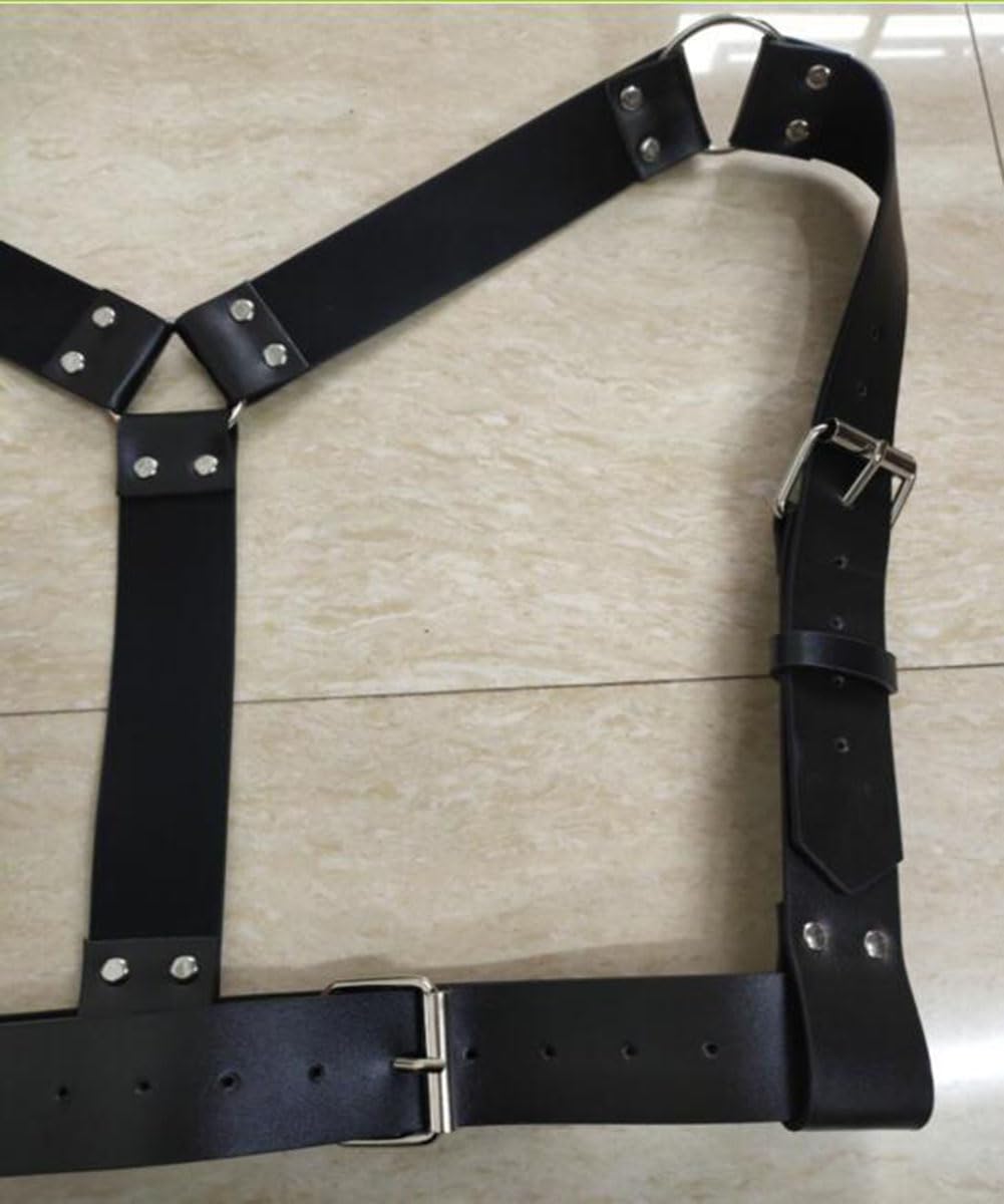 Punk Waist Belt Women Leather Body Chain Top Adjustable Straps Harness Gothic Corset Accessories for Dresses Party