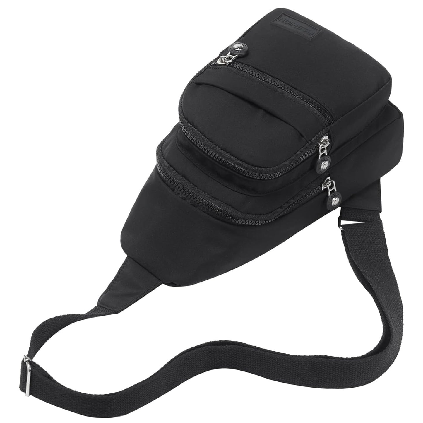 Cross Body Bag Sling Backpack Fanny Pack Small Crossbody Bags for Women Trendy - Black