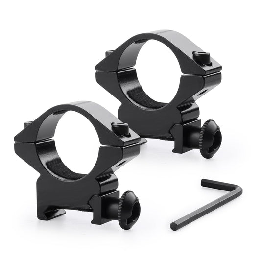 JINSE 1 inch Scope Rings, 2pcs Low Profile Scope Mount for Picatinny Rail