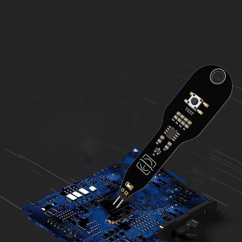 Sumsoctober Inductor Fault Tester for Mobile Phone Motherboards Electromagnetic Induction Coil Tester for Quick PCB Repair and Electronic Component Diagnosis