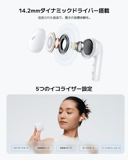 Xiaomi Redmi Buds 6 Active Wireles Earbuds (Global Version), Bluetooth 5.4 in-Ear Headphones, 30H Long Battery Life,Noise Cancellation for Calls, 5 Tuning Modes, IPX4 Waterproof - (White)