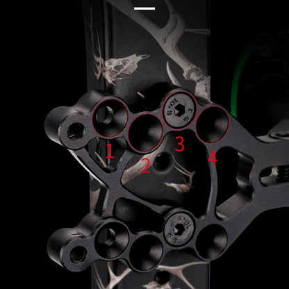 ZSHJGJR 5pin Bow Sight Black, Reversible Mount Design with Sight Light for Compound Bow Archery Hunting