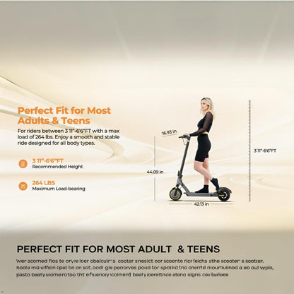 NAVIC Electric Scooter for Adults，Top Speed 19/22 MPH，Range 19/22/28 Miles，8.5”/10" Tires，E-Scooter with Dual Suspension for Commuting, APP Control