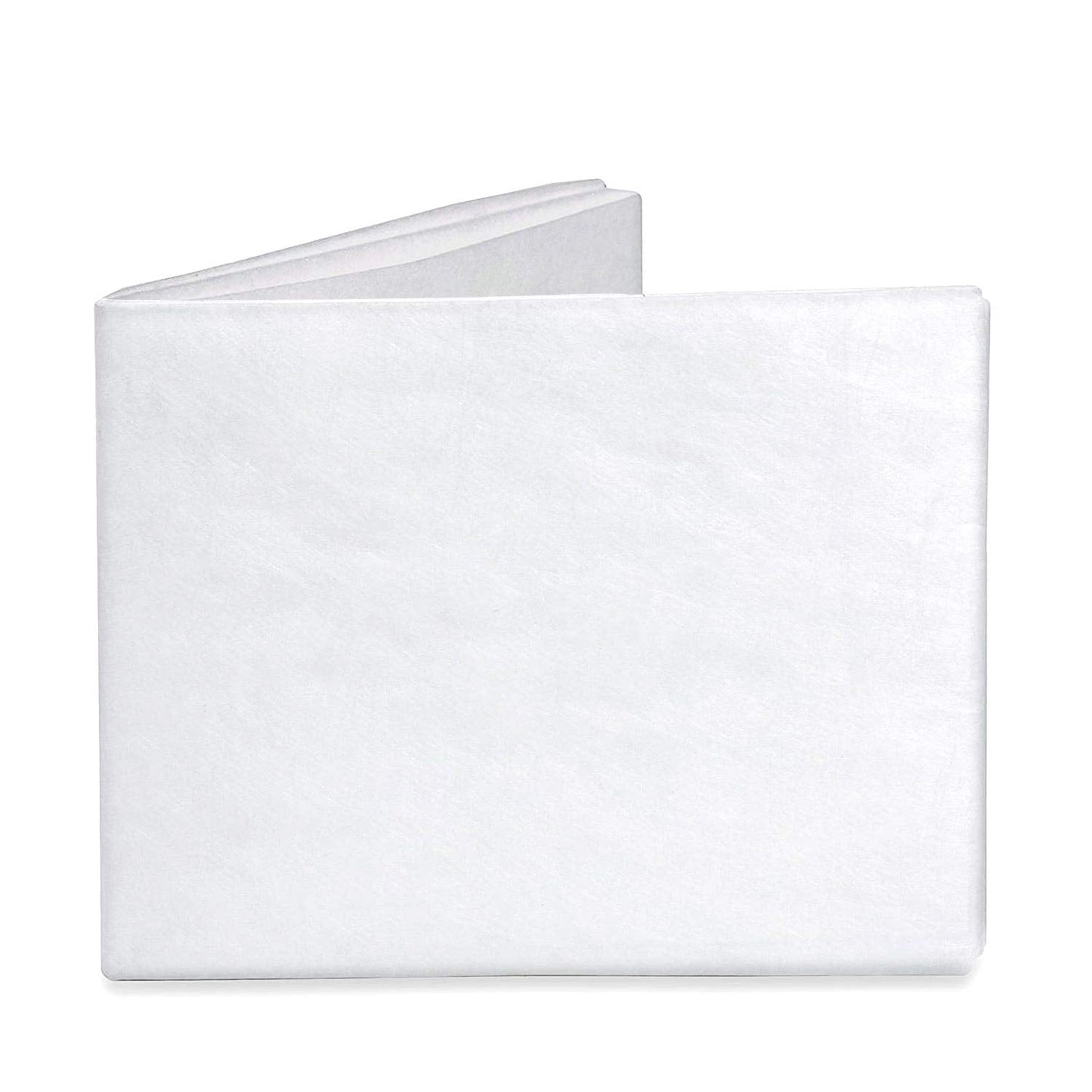 mighty wallet - Ultra Slim Minimalist Tyvek Wallet for Men, Thin Front Pocket Card Holder, Tear Resistant Lightweight Bifold, Original Paper Wallet - The Blank