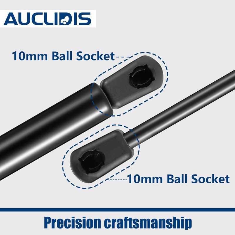 C16-18233 10 Inch 40Lb/178N Gas Strut Shock Spring Lift Support for Truck Toolbox Pickup Tool Box Lid RV Overhead Cabinet Door Boat Hatch Replacement Parts, 40231540, 200452, Set of 2 by AUCLIDIS