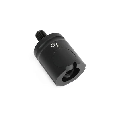 AMEYXGS Archery Quick Disconnect Matte Black 0/5/8/10 Degree for Compound&Recurve Bow Stabilizer Hunting or Target Practice (8 Degree)