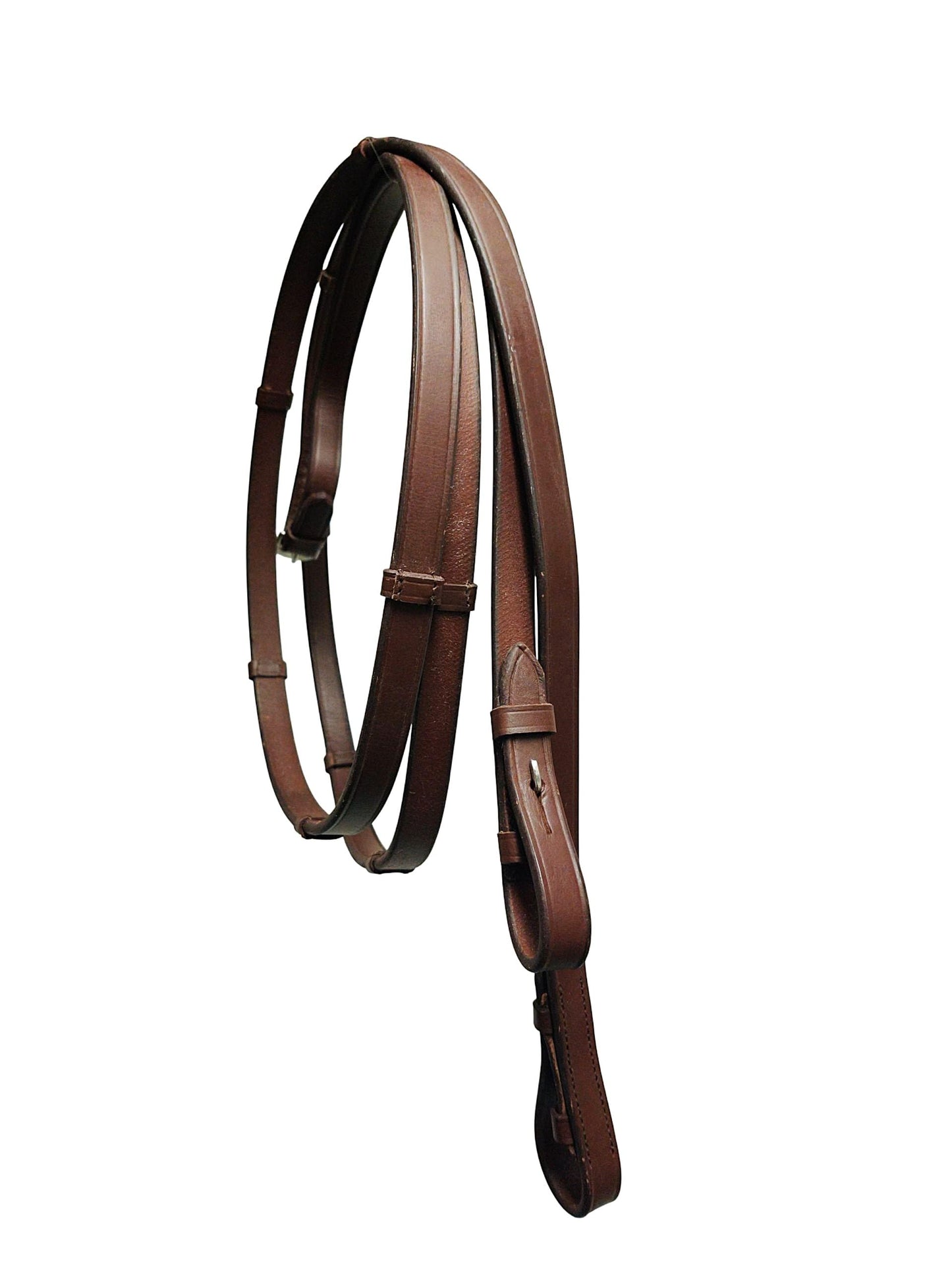 Bello-Equine Pressure Relief Comfort Ergonomic Horse Bridle Havana Brown | Ergonomic | Comfortable | Durable (Bridle + Leather Reins, Full/Horse)