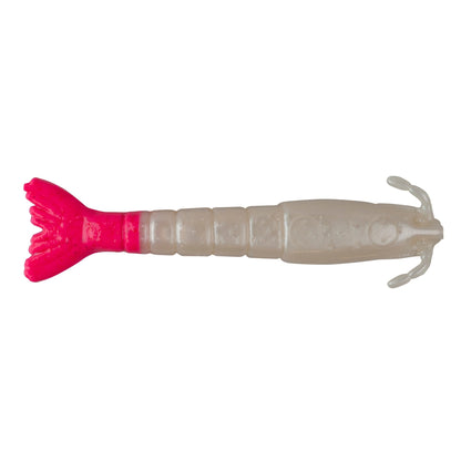 Berkley Gulp! Shrimp Saltwater Fishing Soft Bait, Pearl White/Pink, 3in