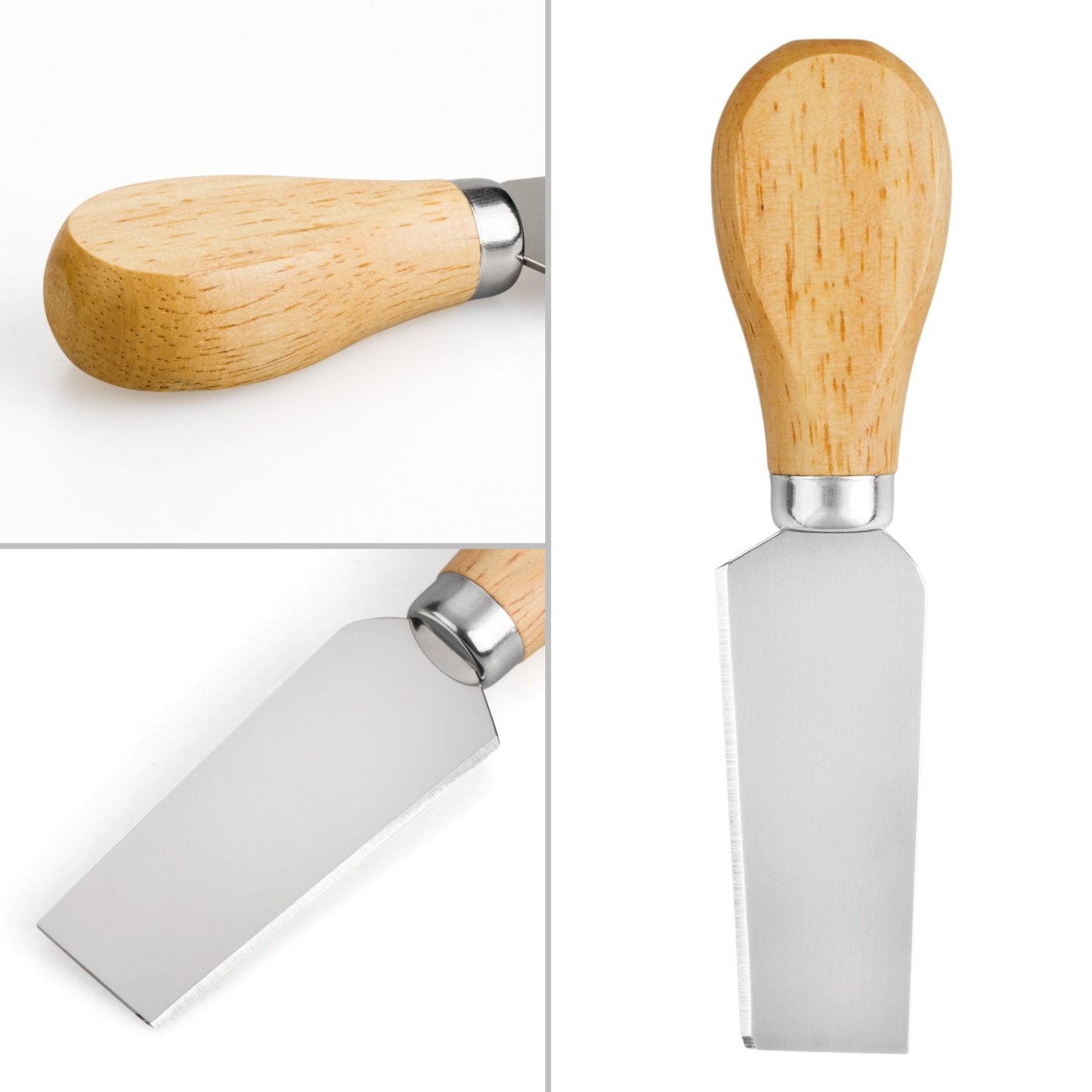 YXChome 4 Cheese Knives Set - Cheese Knife,Cheese Fork,Cheese Slicer,Butter Knife - Mini Premium Stainless Steel Cheese Knife Set - Cheese Knives for Charcuterie Board - Charcuterie Boards Accessories