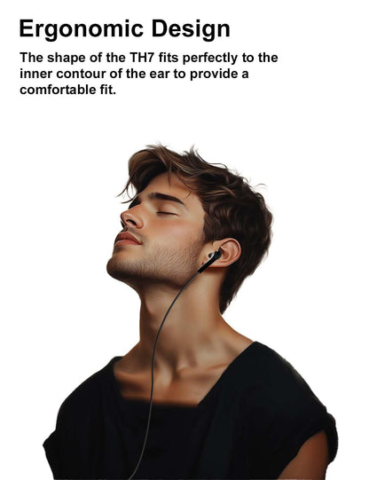 MAS CARNEY USBC Headphones Wired TH7,USB C Earbuds with Mic,Type C Earphones Compatible with Apple iPhone 15 16 17 iPad Pro, Samsung Galaxy S26 S25 A53,Google Pixel,PS4