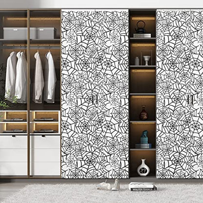 Wall Paper Sticker Pull and Stick Nuwallpaper Wallpaper Peel and Stick Modern Contact Paper Removable Decorative Boho Temporary Waterproof Geometric Self Adhesive Wallpaper17.7IN x 78.7IN