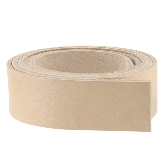 ELW Leather Blank Belt | 5-6 Oz. (2-2.4mm) Thickness | Size: 1"x60" (2.54x152cm) | Cowhide Vegetable Tanned | Full Grain Strip, Strap | Ideal for DIY Belts for Tooling, Crafting, Stamping, Dyeing