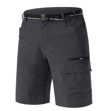 TACVASEN Mens Shorts Casual Golf Dress 10" Summer Cargo Travel Shorts Lightweight Quick Dry Water Resistant Hiking Fishing Dark Gray 40