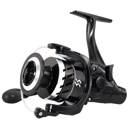 Sougayilang Freshwater Spinning Fishing Reel - 5.0:1/4.7:1 Gear Ratio, 22LBs Max Drag, Carbon Fiber & CNC Aluminum Spool,7000Series