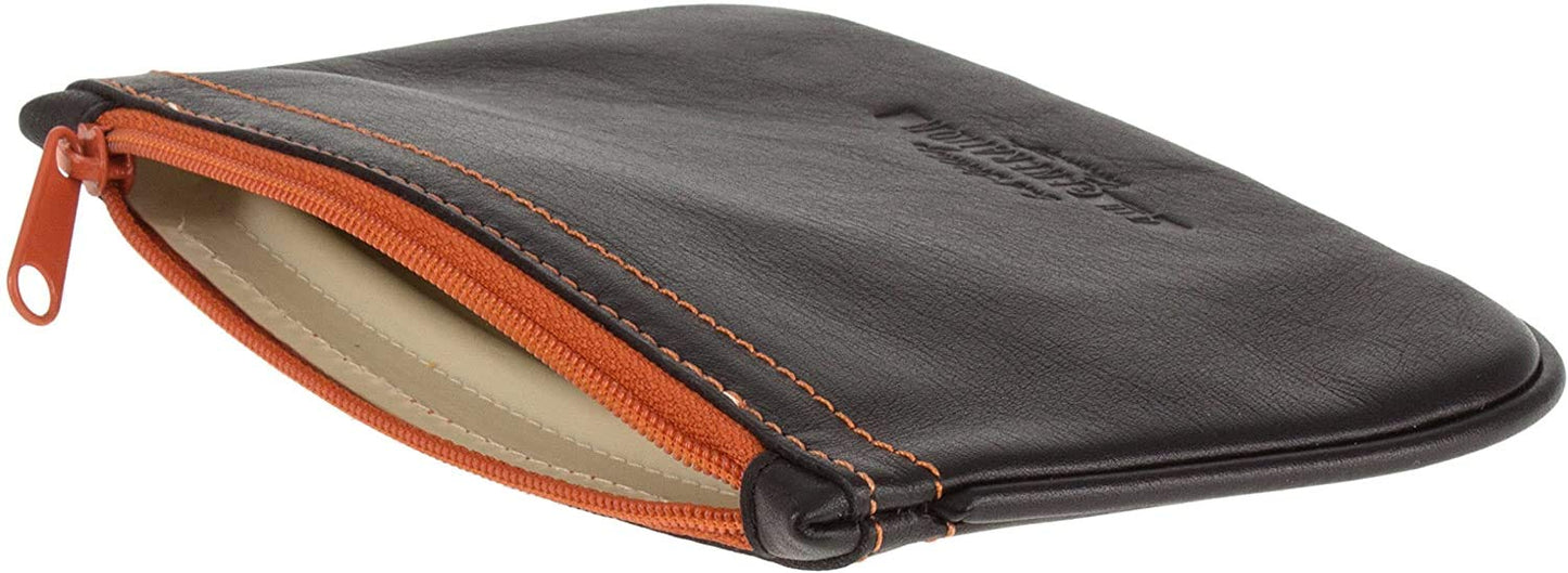 4th Generation Leather Pipe Tobacco Pouch ~ Choose Your Style (Zipper Kenzo Black)