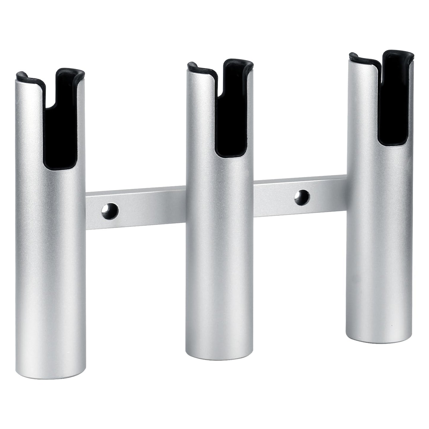Marinebaby Fishing Boat Rod Holder Aluminum,3 Link Tube Aluminum Rod Rack, Suit Boats & Yacht