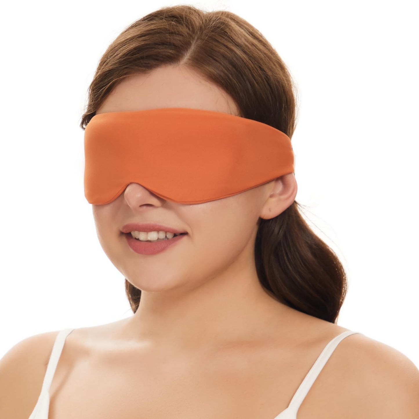 Alaska Bear Sleep Mask for Side Sleepers 2022 Headband Design, Cup-Shaped and Extra-Soft, 100 Blackout Eye Mask Shades Cover for Men and Women Home or Travel, Machine Washable, Black