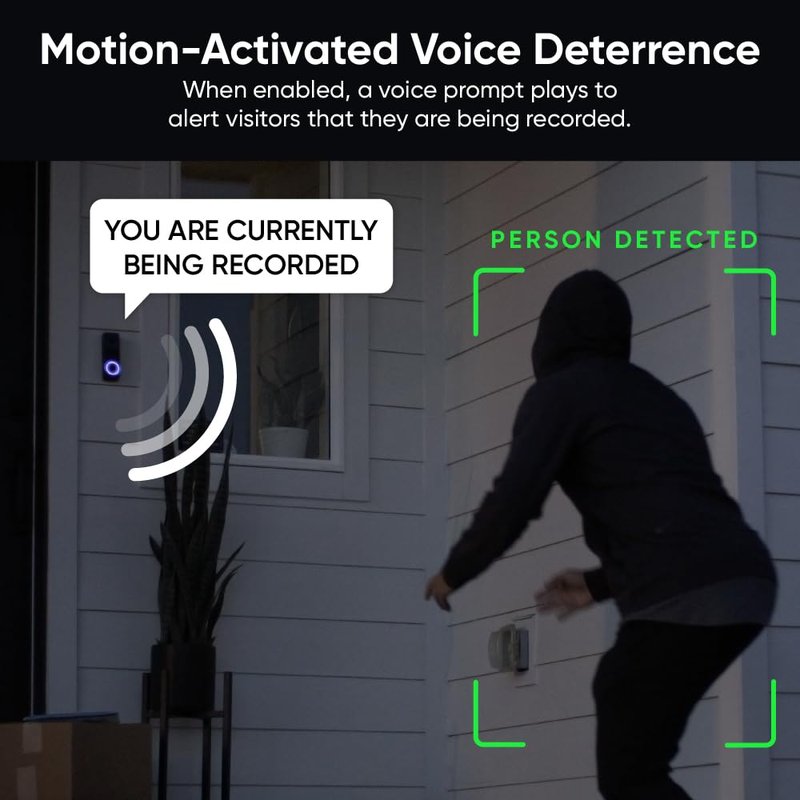 WYZE Wireless Duo Cam Video Doorbell (Chime Included), Battery Powered, 2K Full HD Video, 2 Cameras (People and Package), 2-Way Audio, Color Night Vision, Silver