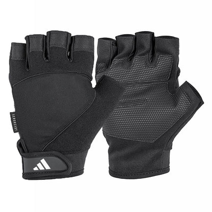 adidas Aeroready Performance Weightlifting Gloves, Fingerless Workout Gloves