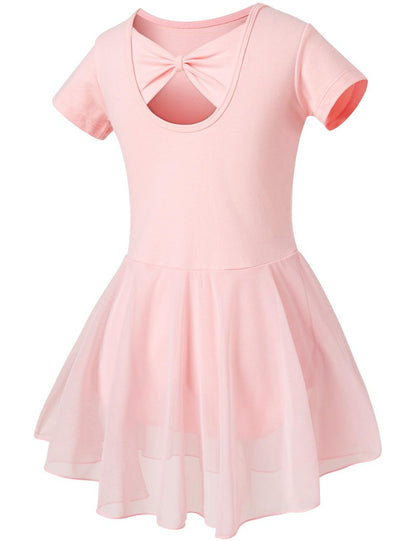 DIPUG Ballet Leotards for Girls Dance Leotards Pink 4-6Years