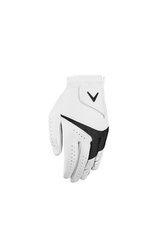 Callaway Golf Weather Spann Glove (Worn on Left Hand,White,Small,Ladies)