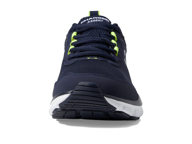 Under Armour Men's Charged Assert 9, (404) Midnight Navy/Yellow Ray/White, 12.5