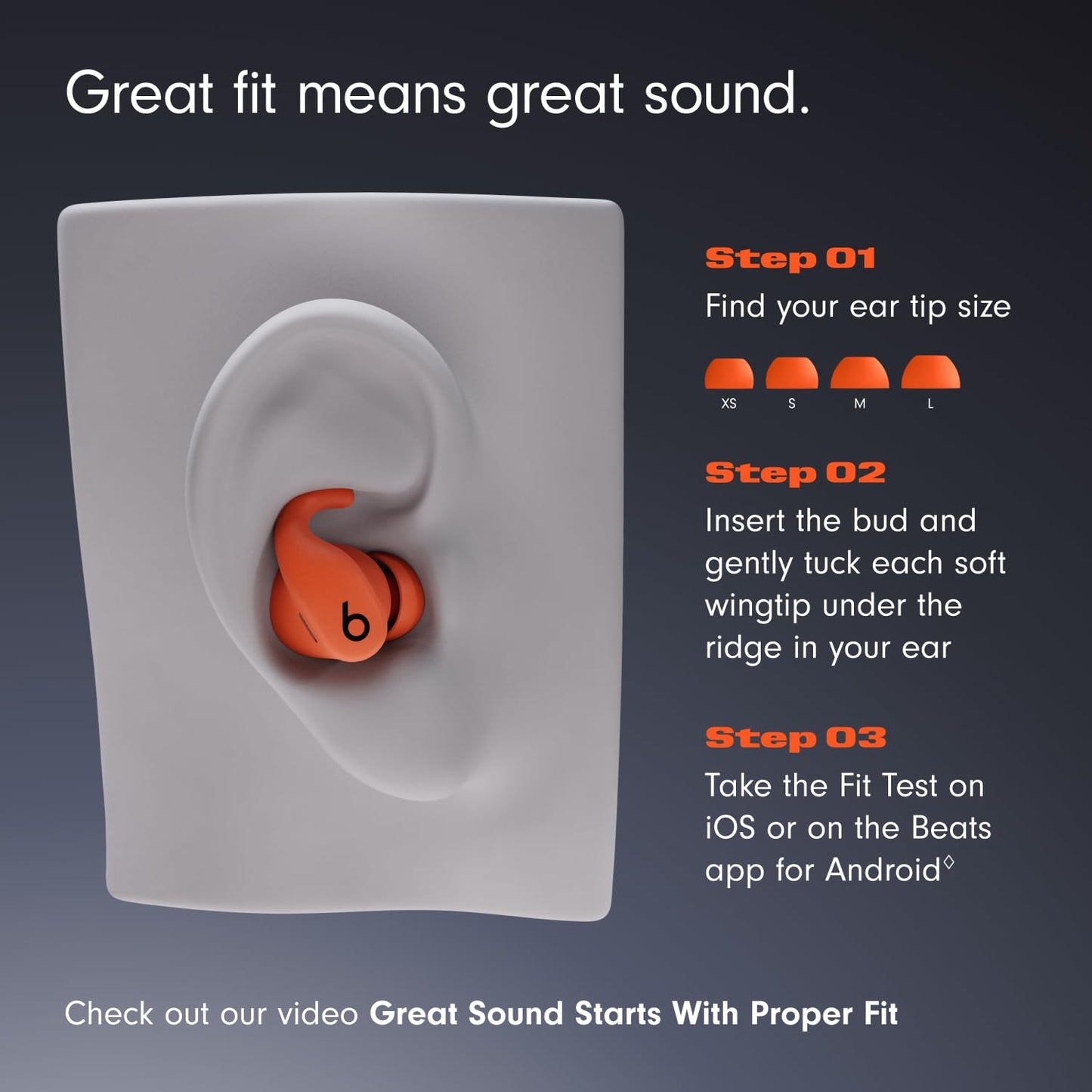 Beats - Powerbeats Fit - Wireless Noise-Cancelling Workout Earbuds with Ultimate Secure Fit with AppleCare+ (2 Years) - Power Pink