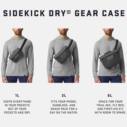 YETI Sidekick Dry 1L Gear Case, Peach/Beekeeper