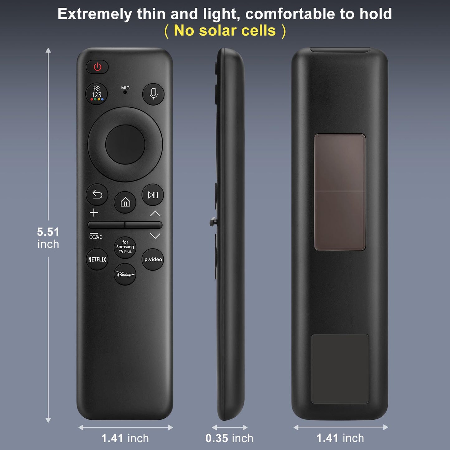 Voice Remote Only for TCL-Google-TV-Remote-Control Replacement,RC813 Remote Compatible with TCL 4k QLED/UHD/QD-Mini LED Series Smart TVs(Not for Fi & Roku TVs)