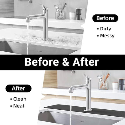 LOPNUR Faucet Mat for Kitchen Sink Protectors, 29 Inch Extra Long Kitchen Sink