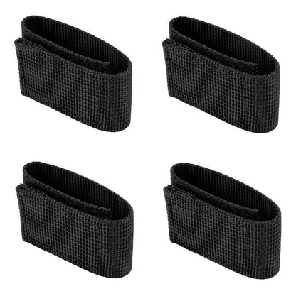 TACNEX Duty Belt Keepers w/Hook & Loop Closure for 1.25" Wide Utility Belt Loop Stays Nylon Tactical Strap Holder Retainer Police Law Enforcement Security Military Accessories NY