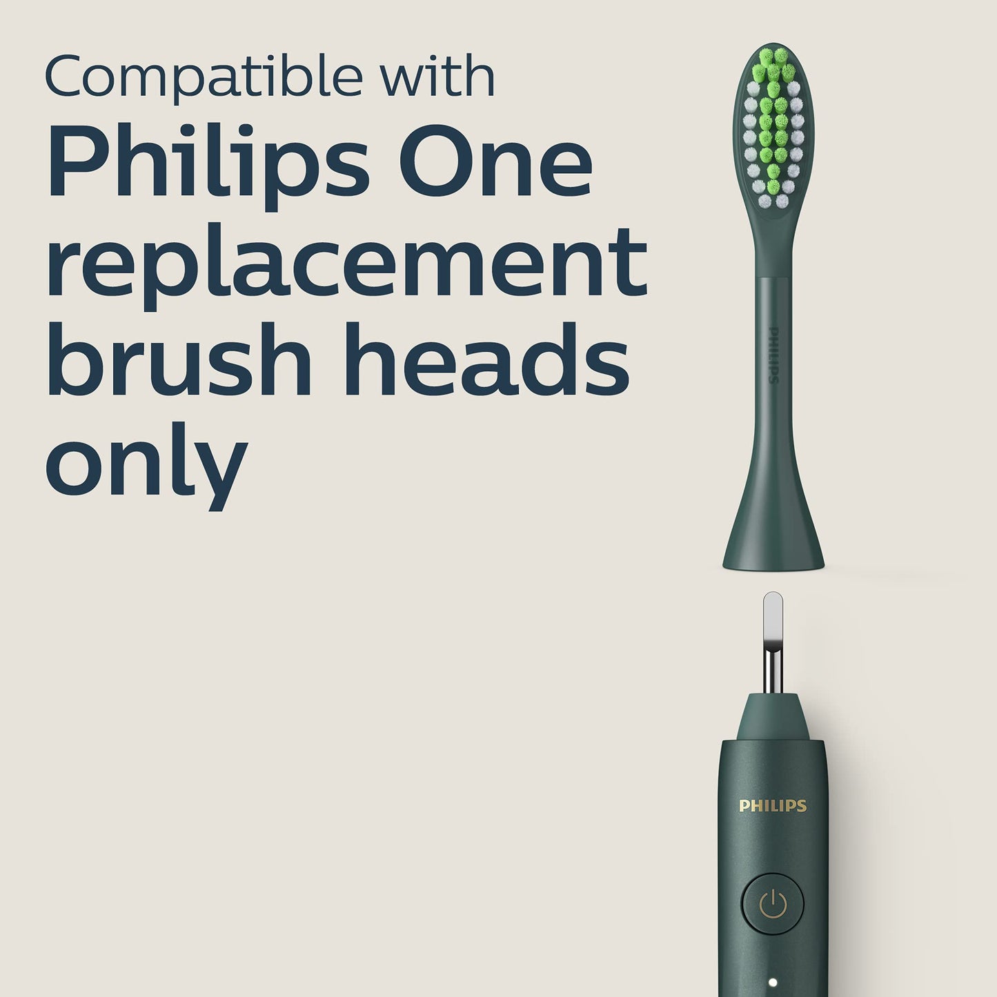 Philips Sonicare One by Sonicare Rechargeable Toothbrush, Shadow, HY1200/26