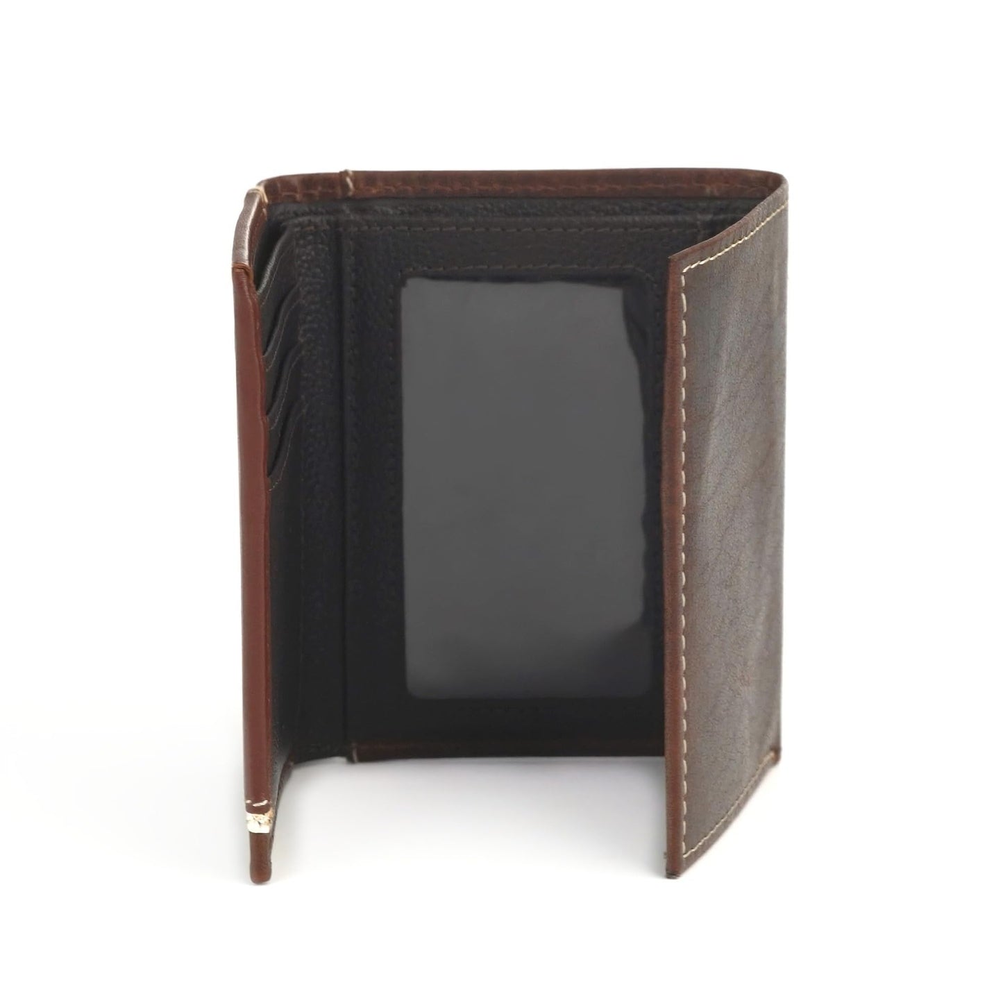 Ariat Leather Two Toned Overlay - Men's Trifold Wallet