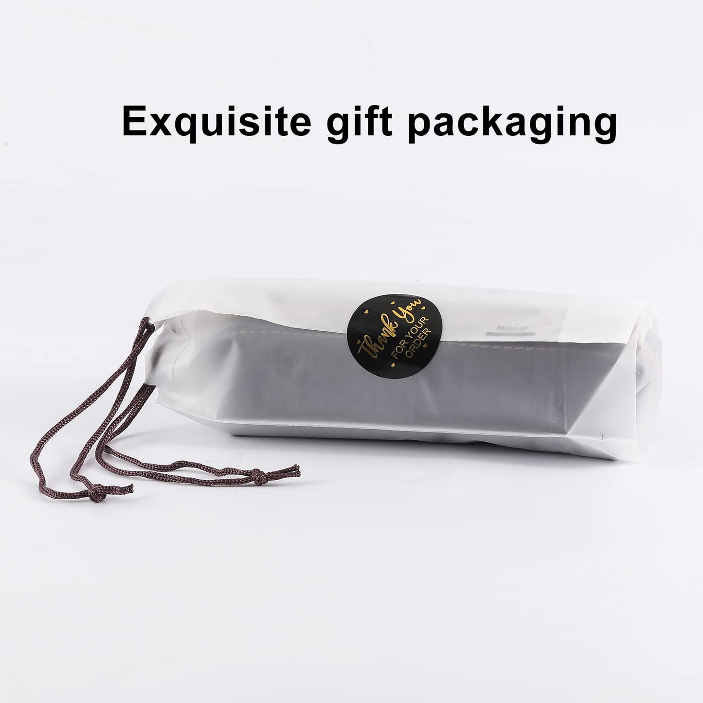 RZEOTPII Pen Pouch Pencil Bag Black Leather Pencil Holder Small Portable Zipper Case for Fountain Pen Markers Makeups Change Coins,Gift for Adults Mens Womens (Black)