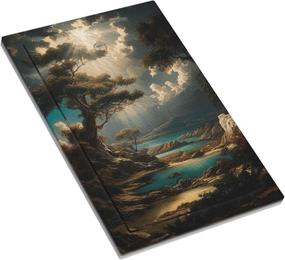 Decorative Art Light Switch Covers Sunburst Over the Wilderness 1 Gang No Device Blank Switchplate Electrical Faceplate for Home Decor