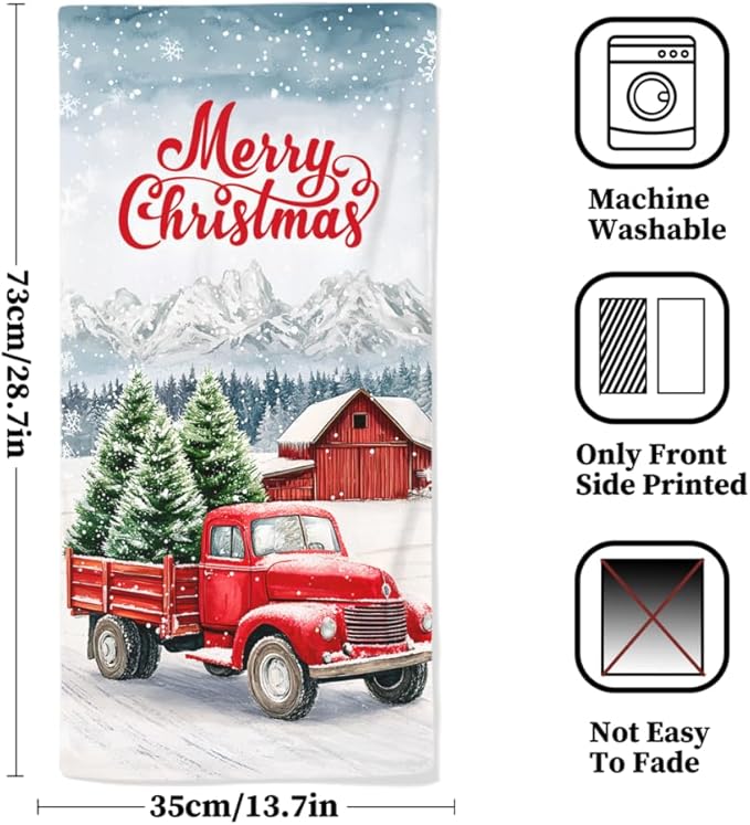 Christmas Hand Towels for Bathroom