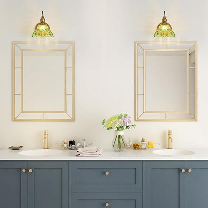 Vintage Bathroom Wall Sconces Green Bedroom Wall Light Fixtures Vanity Lights for Hallway
