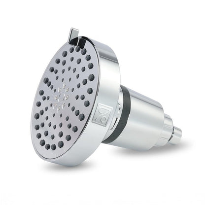SEVENTY 4-Setting Filtered Shower Head with Shower Filter in Chrome – Helps Reduce Chlorine and Impurities for Healthier Hair, Skin and Scalp, Easy to Install (Model 12155)