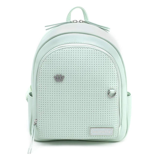 Loungefly Mint Pin Trader Faux-Leather Mini Backpack (One Size, Mint)