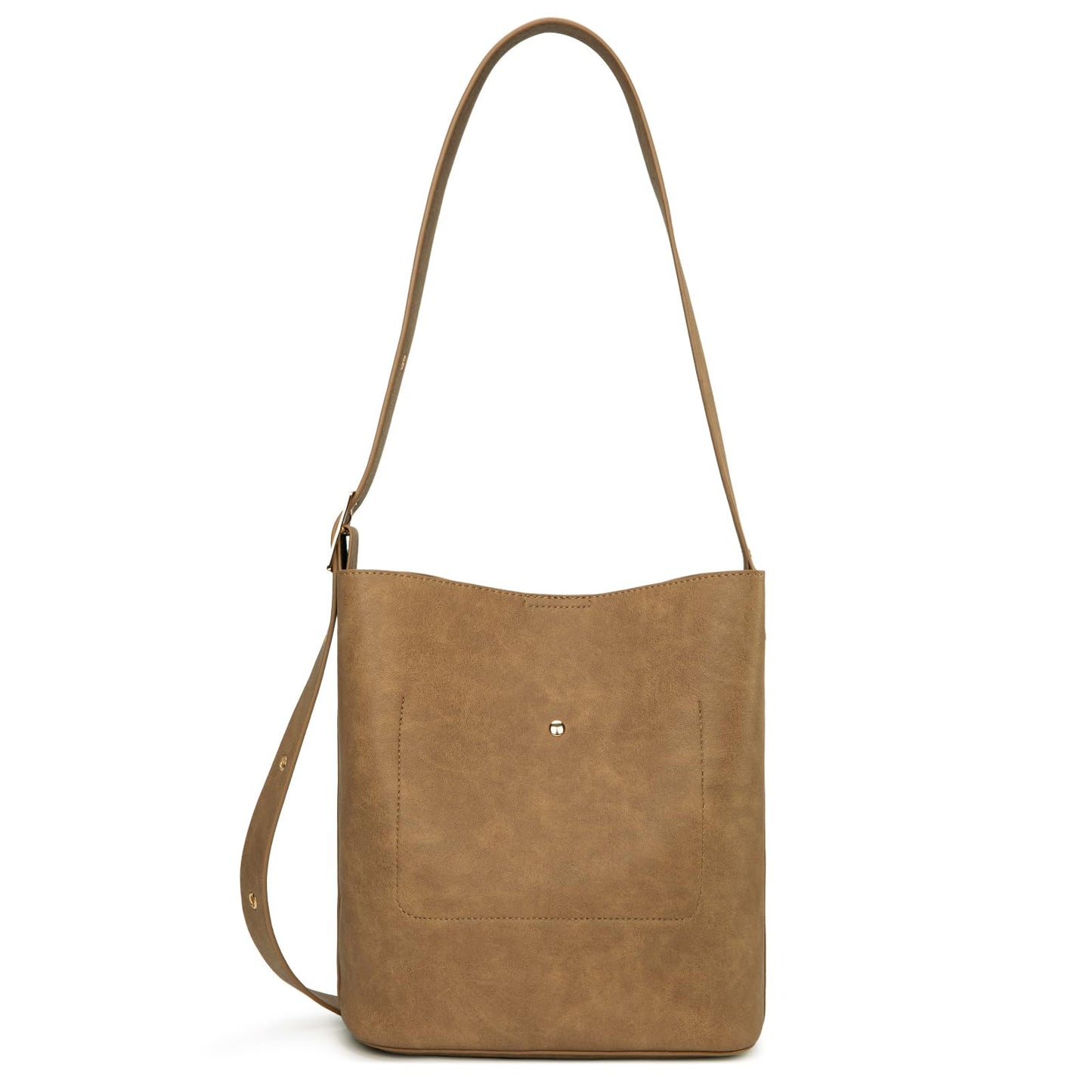Montana West Medium Hobo Bags for Women with Coin Purse, Soft PU Leather Bucket Shoulder Ladies Handbag with Adjustable Strap, MWC-626CM