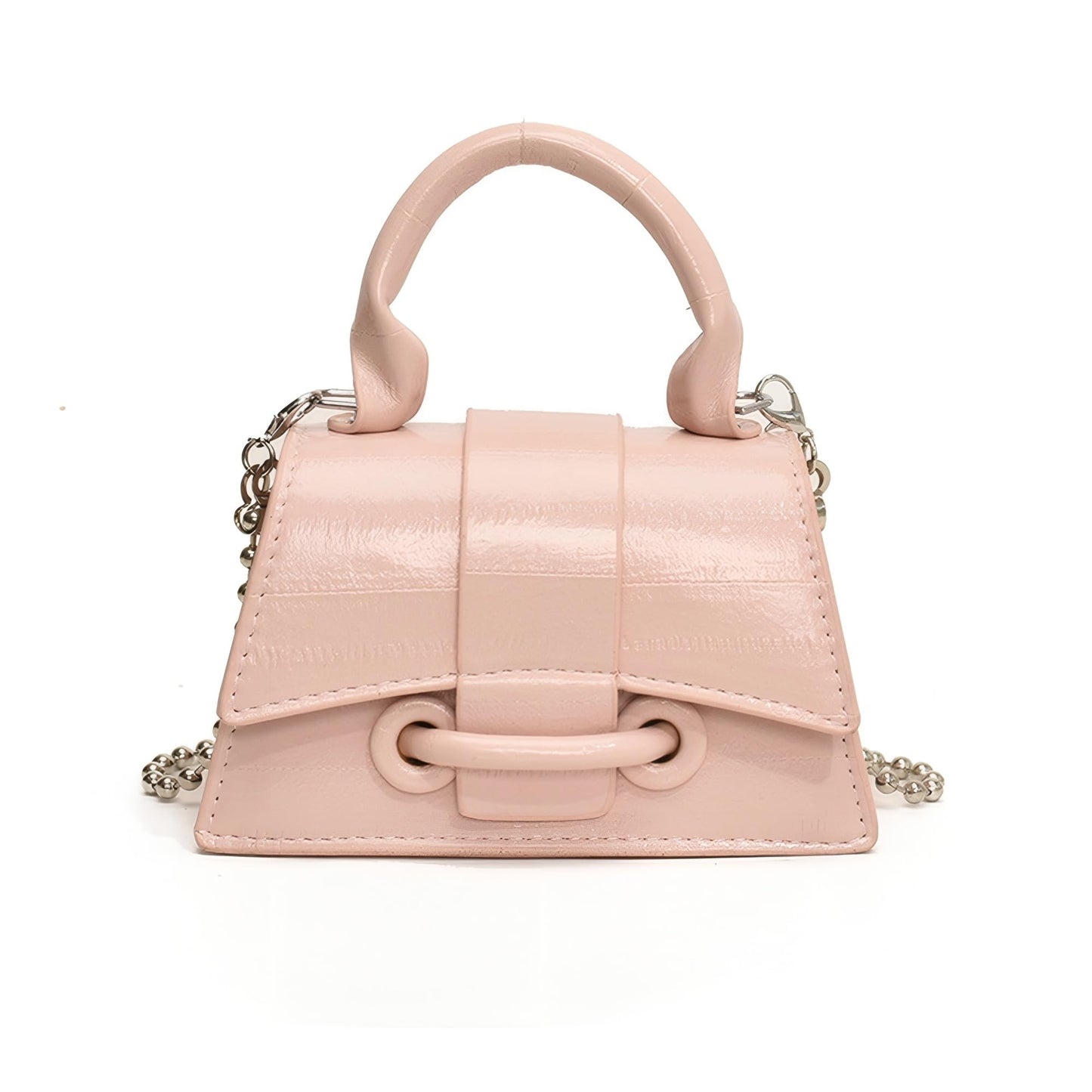 Mini Crossbody Bags Women's Y2K Purses Top Handle Crossbody Bag Clutch Shoulder Handbag for Cocktail Party Prom Wedding Pink