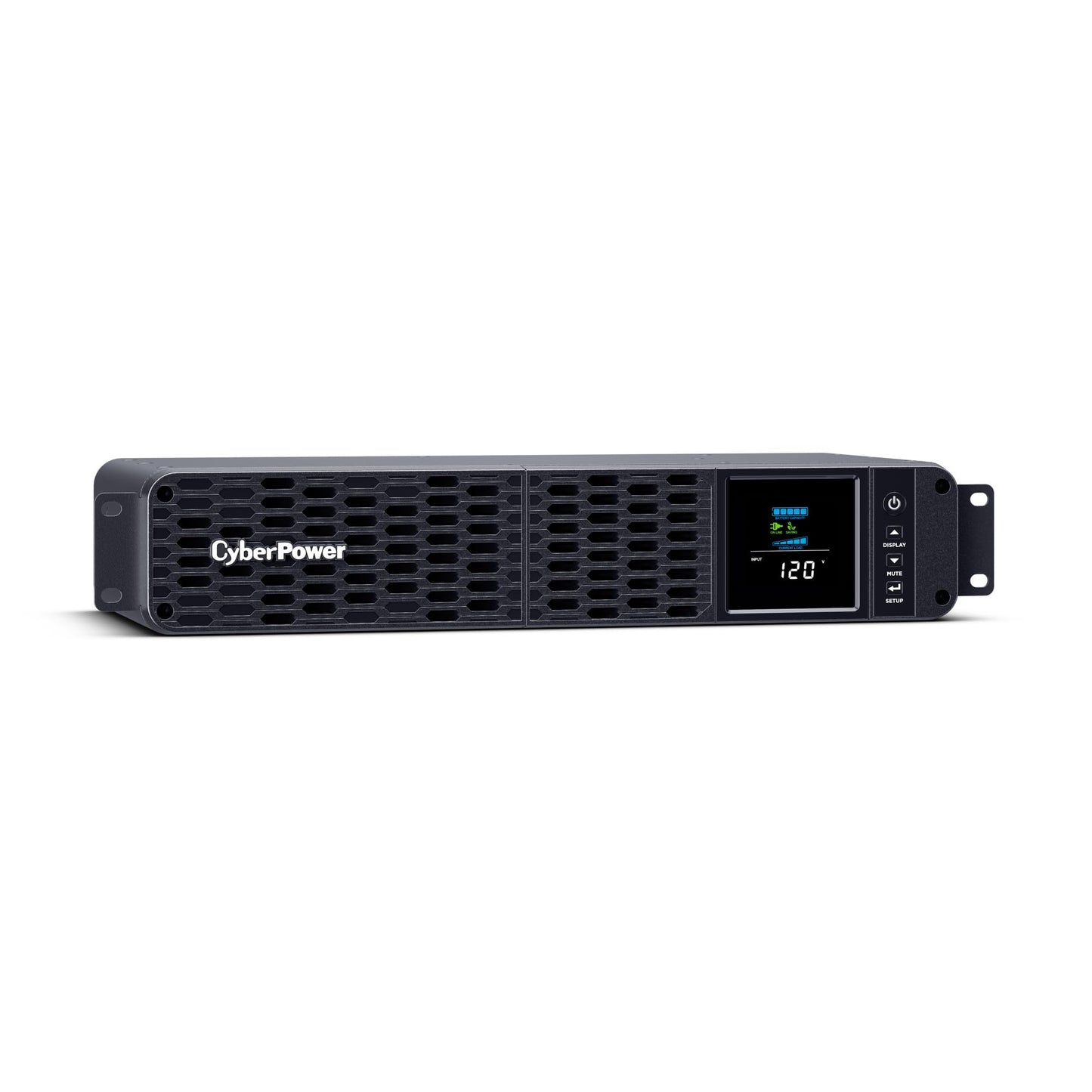 CyberPower CP1500PFCRM2U PFC Sinewave UPS Battery Backup and Surge Protector, 1500VA/1000W, 8 Outlets, AVR, Short Depth 2U Rackmount; UL Certified