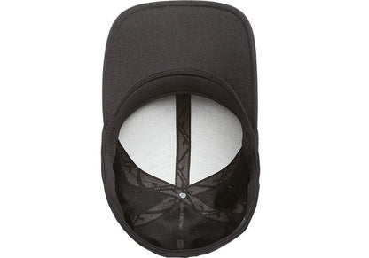 Flexfit Men's Delta Seamless Baseball Cap, Black, Small-Medium