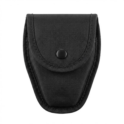 Handcuff Case Holster Pouch for Duty Belt or MOLLE Vest, Handcuff Holder Compatible with Standard Chain or Hinged Handcuffs, Open Top Cuff Sheath for Police Law Enforcement Security Officer Gear