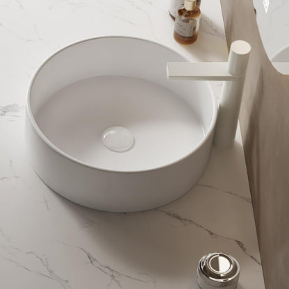 Elysionix 30 inch Bathroom Vanity with Sink, Pre-Installed Floating Bathroom Vanity Cabinet with Round White Ceramic Sink, Sintered Stone Countertop, Wall Mounted Storage Cabinet, Natural Wood Color